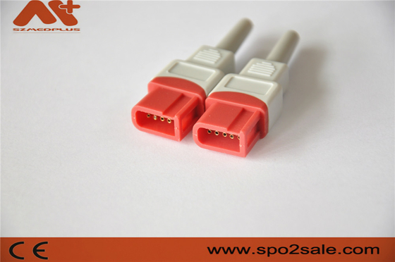 संगत Spacelabs के लिए संगत IBP कनेक्टर 10pin लाल रंग के साथ IBP केबल