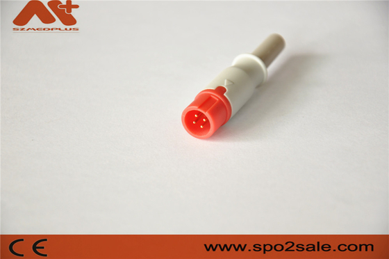 4pin लाल रंग के साथ Biolight IBP अडैप्टर केबल के लिए संगत IBP कनेक्टर एक्सेसरी