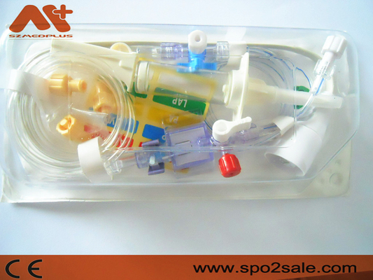 P01733 IBP प्रेशर ट्रांसड्यूसर डिस्पोजेबल एडवर्ड्स कनेक्टर सिंगल ट्यूब