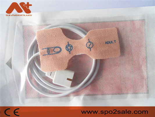 वयस्क चिपकने वाला Covidien Spo2 सेंसर D25 Nellcor वयस्क Spo2 सेंसर डिस्पोजेबल