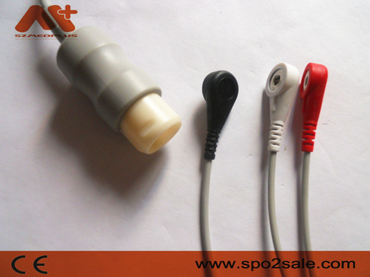 Philips संगत 3 लीड स्नैप डायरेक्ट-कनेक्ट ECG केबल - M1733A
