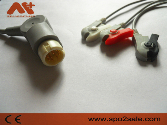 Philips संगत 3 लीड क्लिप डायरेक्ट-कनेक्ट ECG केबल - M1970A