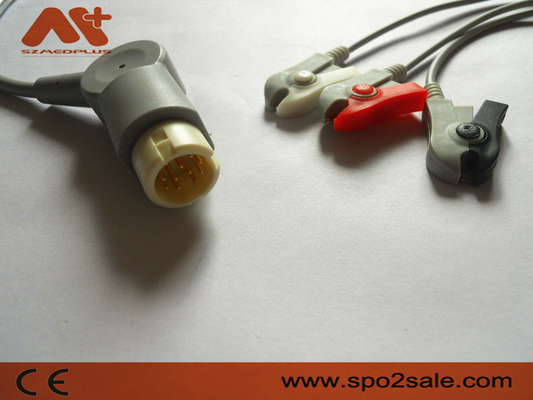 Philips संगत 3 लीड क्लिप डायरेक्ट-कनेक्ट ECG केबल - M1970A
