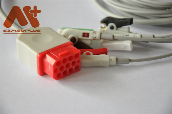 Bionet BM5 संगत 5 लीड डायरेक्ट-कनेक्ट ECG केबल