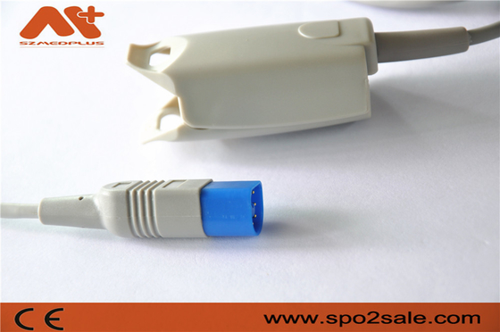 CFDA Philips M1196A एडल्ट हॉस्पिटल फिंगर क्लिप डायरेक्ट कनेक्ट SpO2 सेंसर