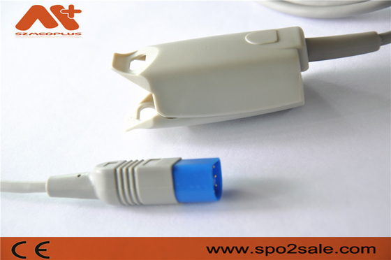 CFDA Philips M1196A एडल्ट हॉस्पिटल फिंगर क्लिप डायरेक्ट कनेक्ट SpO2 सेंसर