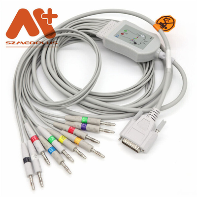 BLT-1203 BLT E12A BLT E12 E70 E80 EKG मशीन के लिए बायोलाइट 10 लीड ईसीजी केबल