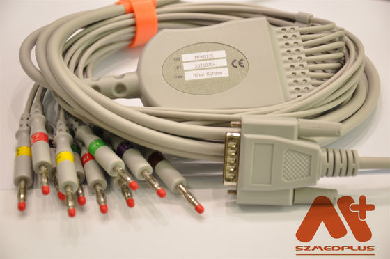 कार्डियोनिक्स 10 लीड ईसीजी केबल कार्डियोनिक्स कार्डियो टच / कार्डियो प्लग ईसीजी मशीन के लिए